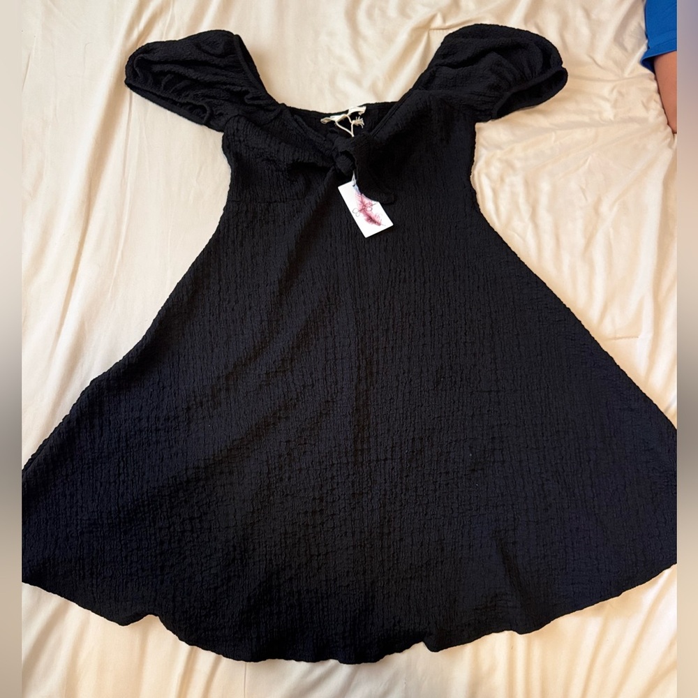 Elegant Black Off-Shoulder Dress